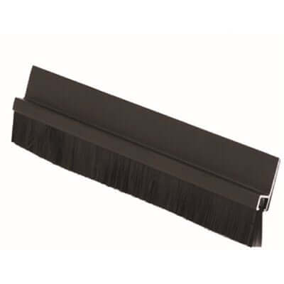 Pemko 18062DNB36 Brush Seal - Meeting Stile, Dark Bronze Anodized Aluminum with Black Nylon Brush insert 1/4