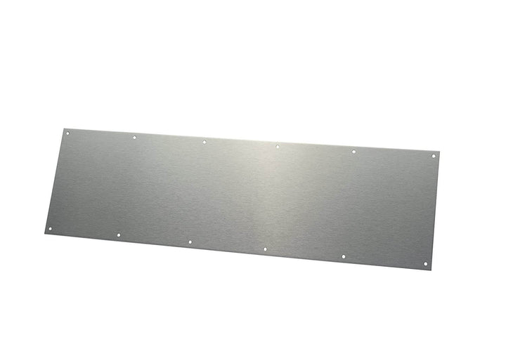 Rockwood K1050 Rectangular Kick Plate, Stainless Steel with Satin Finish, 34" Width x 6" Height x 3/64" Thickness